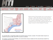 Tablet Screenshot of measurementtechnologies.com